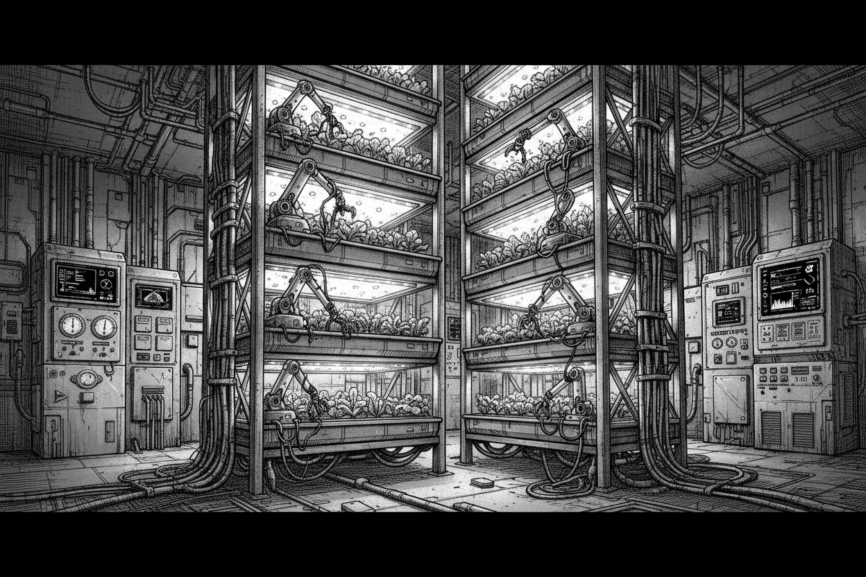Automated Food Growing Racks
